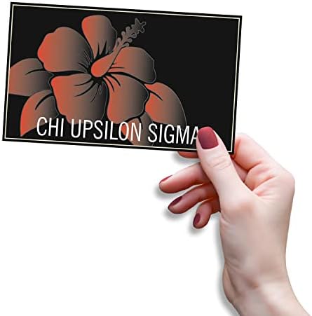 Chi Upsilon Sigma Sorority licencirana naljepnica naljepnica 3x5 inča dekor prijenosnog računala