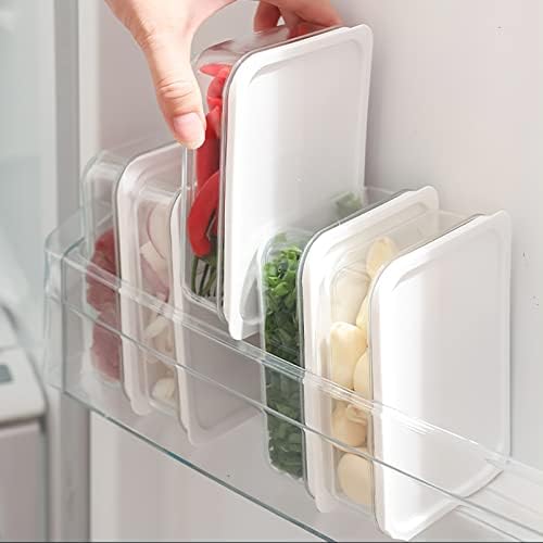 Spremnik za skladištenje hrane u hladnjaku izborno: 2pcs plastični organizator hrane za višekratnu upotrebu organizator za pohranu