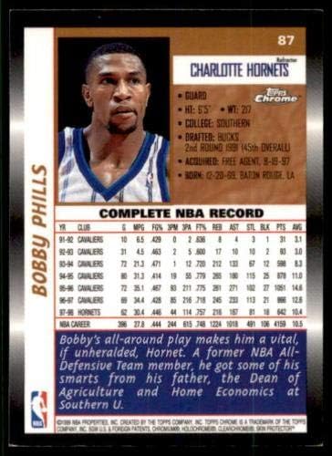 Bobby Phills Card 1998-99 Topps Chrome Refractors 87 - Nepotpisane košarkaške karte
