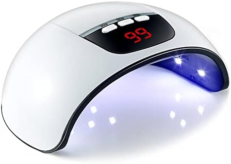 UV LED svjetiljka za nokte za nokte gel poliranje sušenje 54W visoke sušilice za nokte s 3 timera gel laki za nokte za sušenje senzora