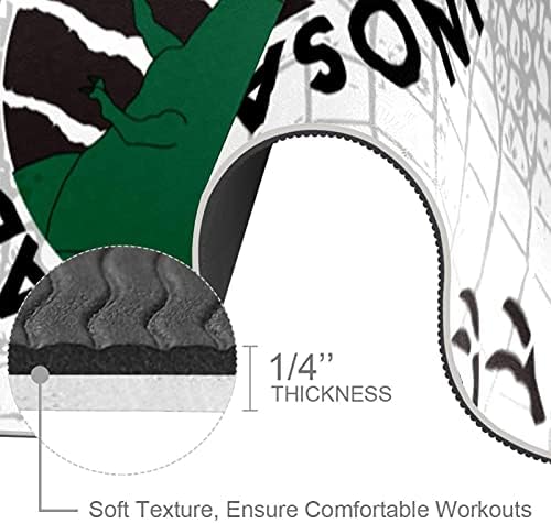 Yoga Mat Tryannosaur Dinosaur Adventure Adventure uzorak ekološki prihvatljivi prostirka za vježbanje ne klizanja za pilates i podove