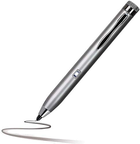 Broonel Silver Mini Fine Point Digital Active Stylus olovka kompatibilna s Lenovo 300E 2. gen