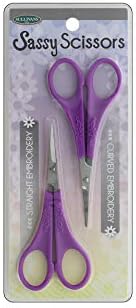Sullivans Purple Sassy Scissors 2pc