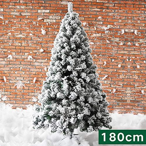 Dulplay Premium Snoin nakazao zglobove umjetnog borova božićno drvce 1600 Savjeti u metalnom postolju za praznični dekor-zeleni 7,8ft