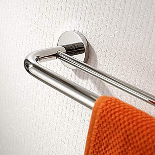 Lxdzxy tračnice za ručnike, stalak za ručnike bez noktiju ili pribor za ručnike od nehrđajućeg čelika za dvostruke stalke za ručnike