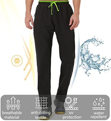 Tibaiker mens trening atletske hlače jogeri s džepovima golf track lounge jogging trčanje u teretanskim hlačama