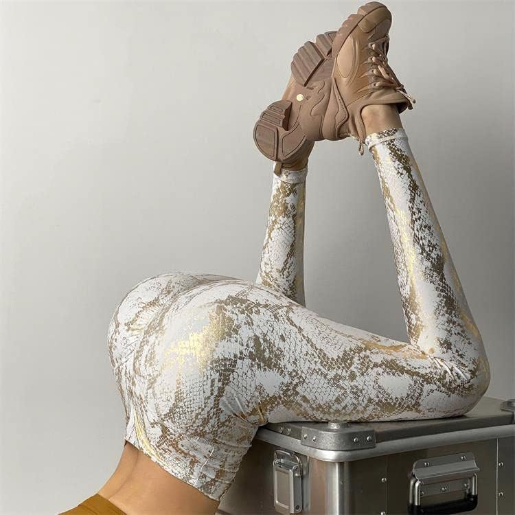 Bešavne gamaše za žene - guza za kontrolu trbuha Scrunch Compresion Yoga hlače - Podizanje plijena ženke -