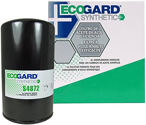 Ecogard S4872 Premium Spin-On motorno ulje Filter za sintetičko ulje uklapa se Ford F-250 Super Duty 7,3L Diesel 1999-2003, F-350 Super