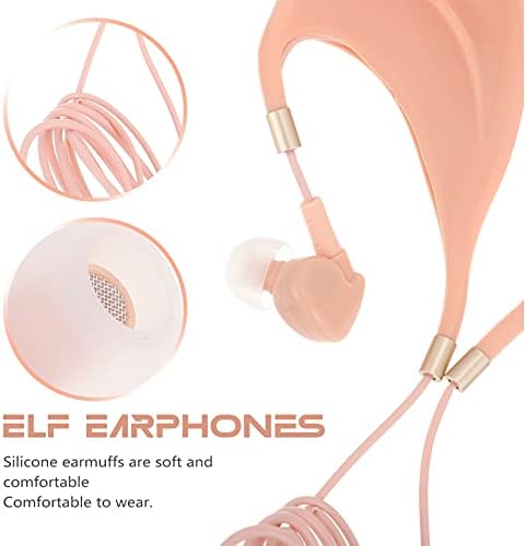 Solustre Elf Earbuds Slušalice 3,5 mm u slušalicama vilenjaci vilenjaka uha cosplay anime slušalice ožičene glazbene slušalice kreativni