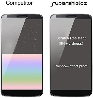 Supershieldz dizajniran za LG G7 ThinQ Zaštitnik zaslona od kaljenog stakla, 0,33 mm, anti ogrebotina, bez mjehurića