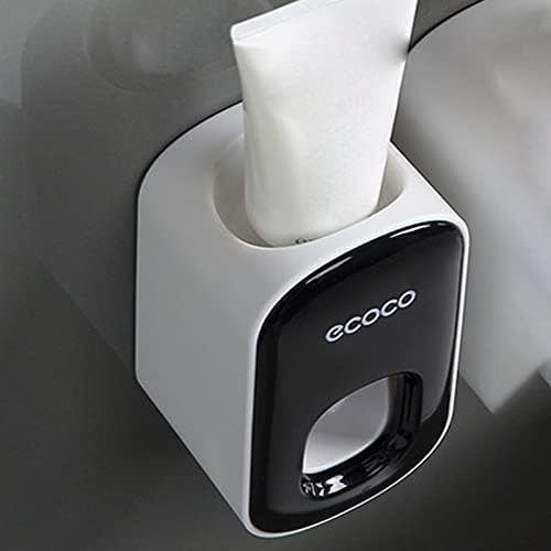 UGPLM Automatski dozator paste za zube držač za zube Alat za zube Ruke vodootporne opreme za kupaonicu - crni