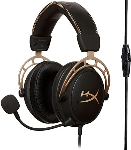 Gaming slušalice HyperX Cloud Alpha Gold - trčanje s RAČUNALOM, PS4, PS4 PRO, Xbox One, Xbox One S