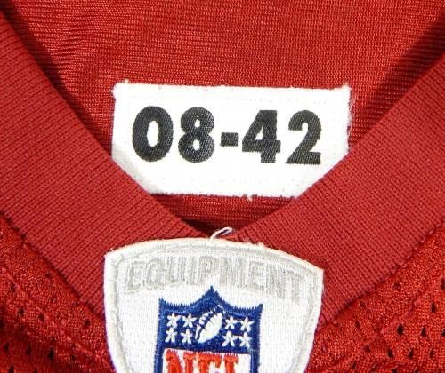 2008 San Francisco 49ers Reggie Smith 31 Igra je izdana Red Jersey 42 DP28533 - Nepotpisana NFL igra korištena dresova