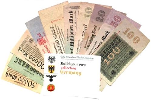 1923. Njemačka Weimar Republika Hyper Inflacija Potpuni set od 50.000 do 100.000.000 Mark BankNotes