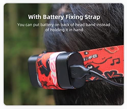 YyFriend Drone Accessories u boji traka za glavu Fiksne elastične trake sa zaštitnim filmom leće za naočale 2