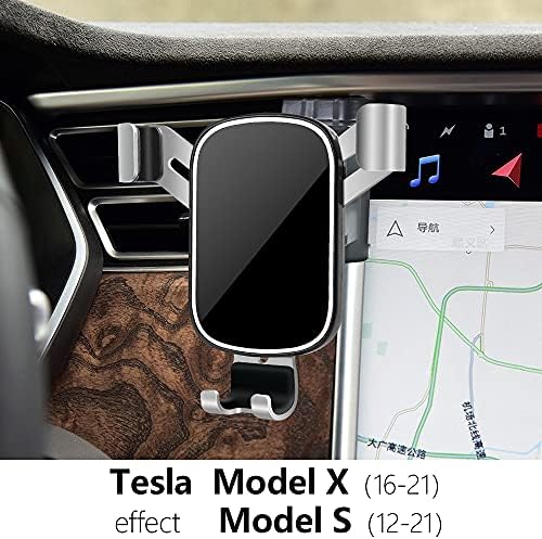 MustTrue Lunqin Car CAR COLENER za -2020 Tesla Model X i 2012-2021 Tesla Model S [Veliki telefoni s prijateljskim slučajevima]
