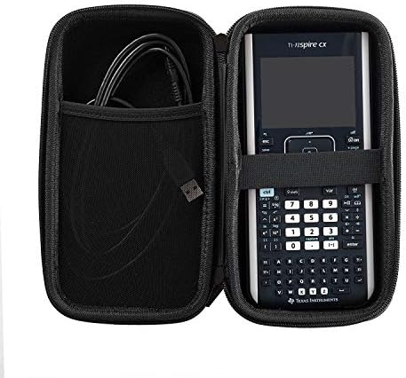 Navitech Red Graphics Kalkulator tvrdi kućište/poklopac s vrećicom za pohranu kompatibilan s Casio FX-991EX-S-UH