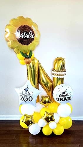 40 -inčni divovsko zlatno pismo e Baloon rođendanski ukrasi Mylar folija abeceda helij baloni