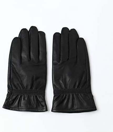 kožne rukavice sa zaslonom osjetljivim na dodir men / men Muške kožne rukavice klasične jesensko-zimske Flis debele