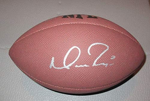 Matt Ryan Autographid Wilson NFL nogomet s dokazom, slika Matt potpisuje za nas, Atlanta Falcons, Boston College Golden Eagles, Pro