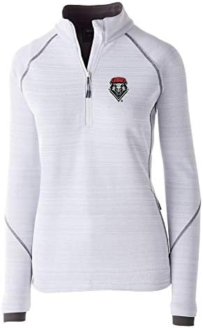 Ouray Sportswear NCAA New Mexico Lobos za žensku jaknu za pulover, velika, bijela