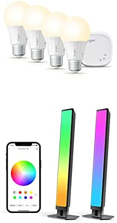 Sengled Zigbee Smart Light Bulbs Starter Kit Mekani bijeli komplet od 4 komada sa led žaruljama Sengled Smart, u skladu s Alexa, Google