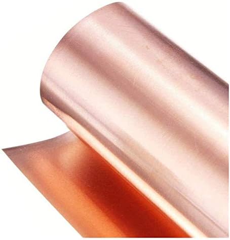 Huilun mesingani list 99,9% čisti bakreni Cu metalni lim folija ploča t2 metalna folija visoke čistoće, 300x1000 mm, debljina 0,3 mm