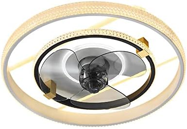 FAZRPIP lusteri, zatvorena ventilacija 120W LED učvršćenja Inteligentna frekvencija pretvorbe lampice spavaće sobe dnevna soba ventilator