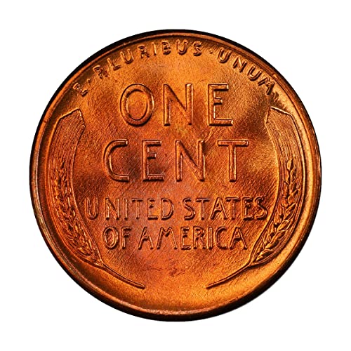 1958. p Lincoln Cent 1c Izbor Detalj OBW sjajno necirkulirano pšenično vrhunac Bu