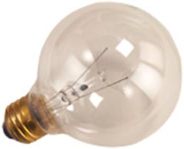 Električna žarulja od 5001-25 vata-globus od 925 - prozirna - životni vijek od 3500 sati-150 lumena-srednja baza-130 volti