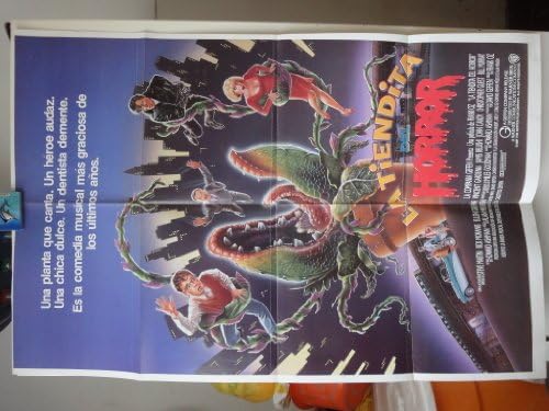 Originalni španjolski filmski plakat Little Shop of Horror Tiendita del horor Rick Moranis