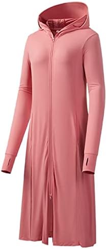 Ryaonfky ženski UV zaštitni kaput za zaštitu od sunca zataškavanje hladnjaka Outdoor odjeća s džepovima na plaži ribolov planinarskih