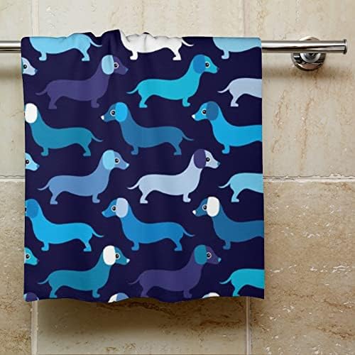 Blue Doxie Dog jazavčani ručnik za ručnike Premium ručnici za pranje krpe za hotel i kupaonicu