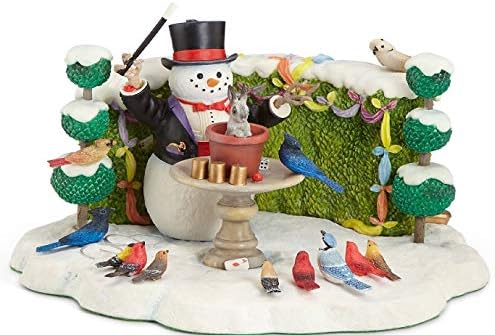 Lenox Lynn bywaters snjegović Snowdini mađioničar s figuricom ptica u kutiji