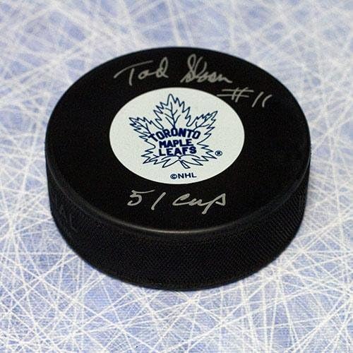 Hokejaški pak s autogramom toda Sloana Toronto Maple Leafs - NHL Pakovi s autogramima