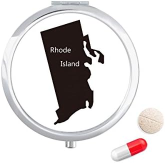 Rhode Island USA MAP OTRAŽIVANJE PILP TALLE DACK LICECE SOCKEX BOUS Container Dissenter