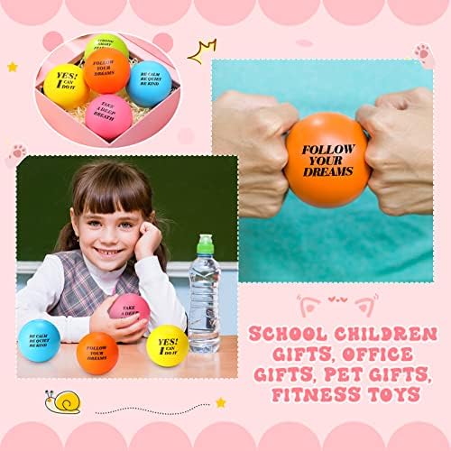 20 komada Motivacijski stres kuglice Djeca ručna vježba kuglice pjenastog stresa lopta Smiješno ublažavanje stresa Pokloni Mini terapija