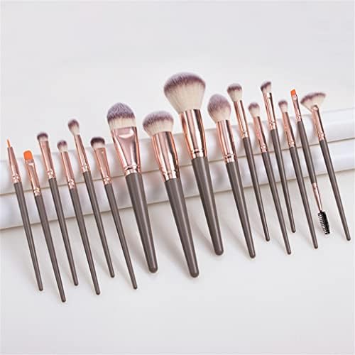 XJJZS Professional Makeup četkice za šminkanje četkice Set 16 komada Make up Set komplet alata Sintetička kosa