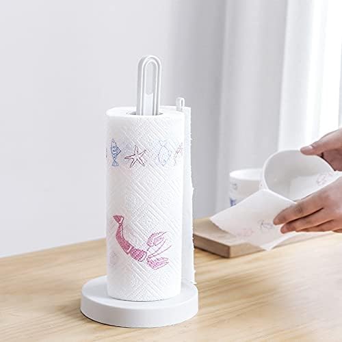 Luckxuan držač za papirnati ručnik za kupaonicu okomito držač za kotrljanje papir polica za salveticu radna površina za pohranu papirnatih