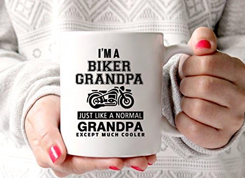 Ja sam biciklistički djed. Baš kao i normalan djed, osim mnogo hladnija. Crna slova smiješna jedinstvena biciklista nadahnuta novitetom