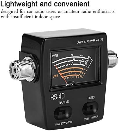 Diyeeni SWR/Meter napajanja, 200 W Mini UV segment VHF UHF Stojeći val i mjerač snage, stojeći valni metar za dvosmjerni radio dvosmjerni