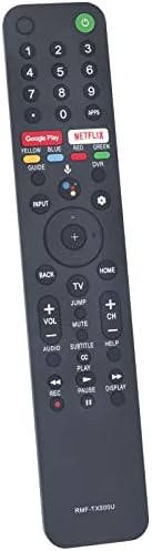 New RMF-TX500U Replacement Voice Remote Control fit for Sony Bravia LCD TV XBR-55A8H XBR-65A8H KD-75X750H KD-55X750H KD-65X750H XBR-43X800H