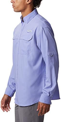 Columbia muške majice s niskim povlačenjem dugih rukava, UPF 40 Zaštita, tkanina za vlaženje, bajka, 4x velika