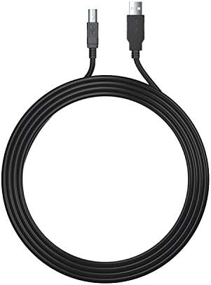 USB kabel za pisač dužine 6 metara 2.0 za HP OfficeJet Laserjet Envy; Canon Pixma; Epson Workforce Stylus Expression Home; Brat; Silhouette