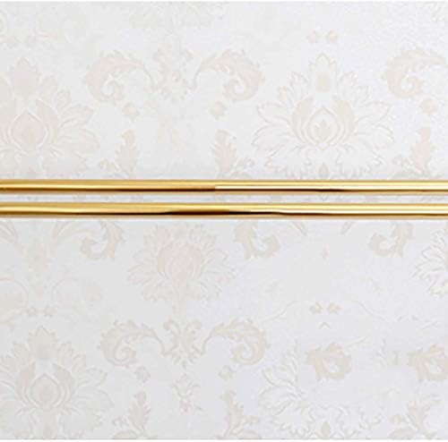 Knoxc stalak za ručnike, Europski stil Zlatni mesingani dvostruki ručnik za viseći nosač, nosač za ručnike za kupaonicu /zlato