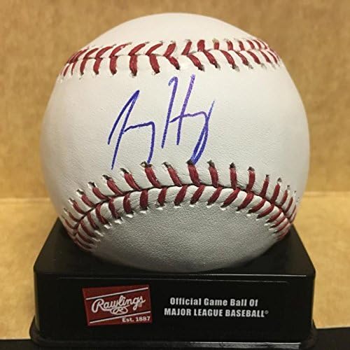 Johnny Hellweg Brewers/Angels M.L. Potpisani bejzbol w/coA - autogramirani bejzbols