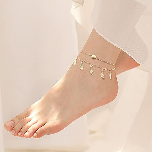 ANKLETS Ženski gležnjači ispunjeni personaliziranim gležnjačima plaža stopala nakit darovi za gležanj jednostavnost ankleta dijamantni