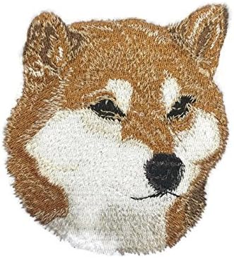 Iznenađujuća pseća lica [Shiba Inu [prilagođeno i jedinstveno] vezeno željezo ON/SEW Patch [4. *3.7] [Made in USA]
