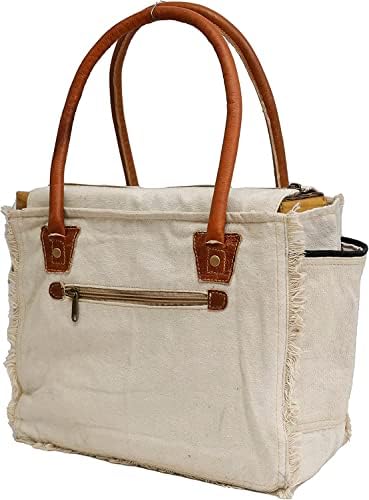Naturals izvoz platna torbica za torbu za žene djevojke, torba na ramenu s unutarnjim džepom za rad na plaži ručak i kupovina namirnica