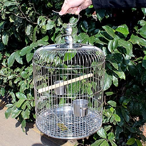 Ｋｌｋｃｍｓ Veliki kavez za ptice zalihe kućnih ljubimaca viseći stalak kavez kućni ljubimci ptičje gnijezdo s šalicom papagaja papageet